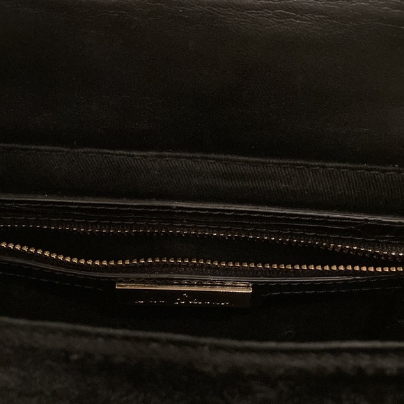 Sam Edelman shoulder bag AND cross body with gold hardware velvet tweed beaded - Picture 12 of 12